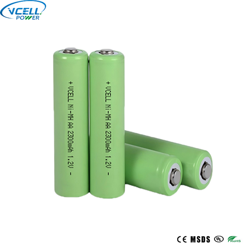 1.2V 2300mAh AA ladattava NiMH-akku