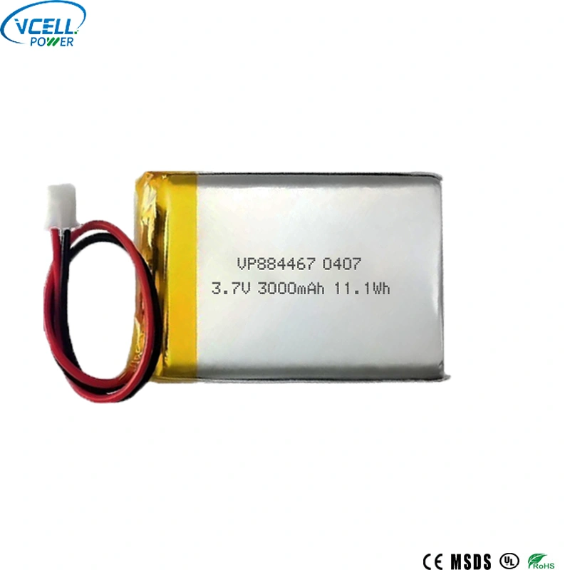 3000mah 3,7v 884467 LiPO ladattava akku