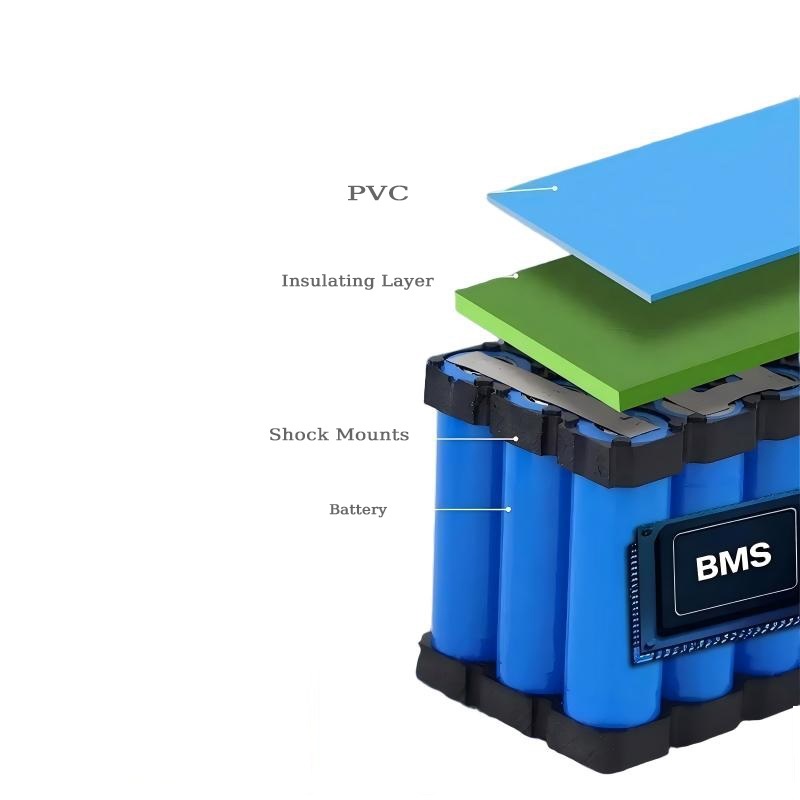 6.4V 24Ah LiFePO4 Rechargeable Battery Pack